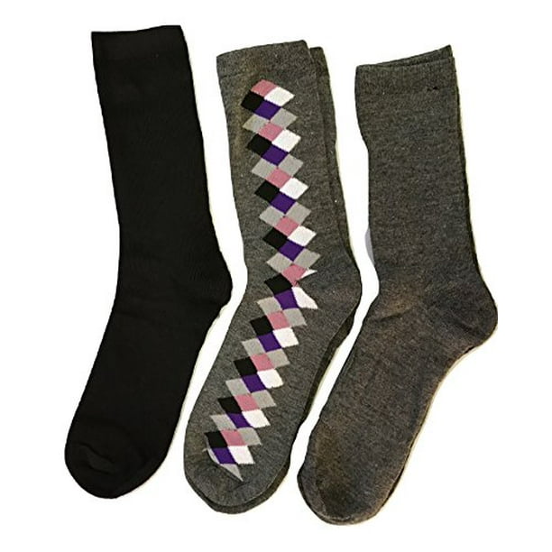 Betsey Johnson Women's Diamond Crew Socks 3-pack Betsey Johnson Women's Diamond Crew Socks 3-pack